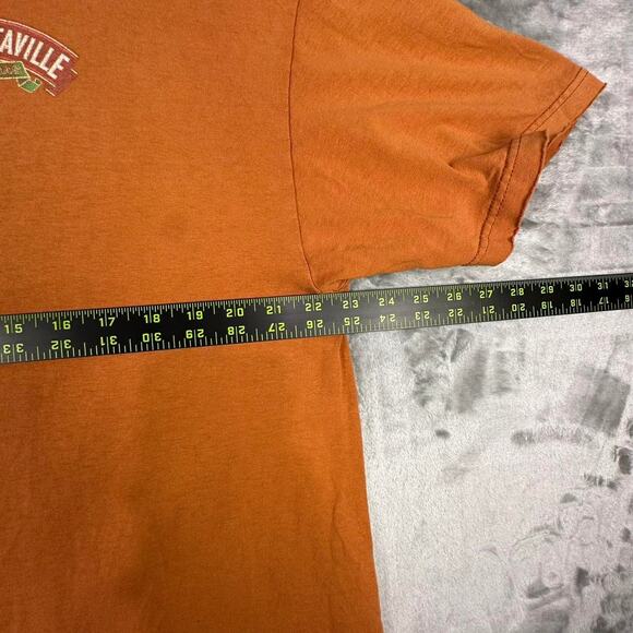 Distressed Vintage Jimmy Buffets Margaritaville Las Vegas Orange T-shirt XL - Picture 5 of 5